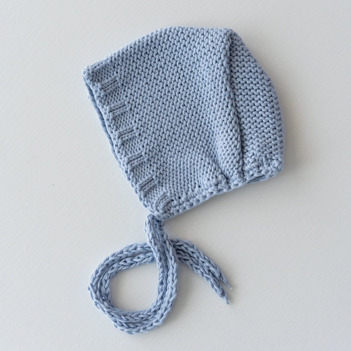 Conjunto Completo Bodoque Azul Empolvado y Blanco