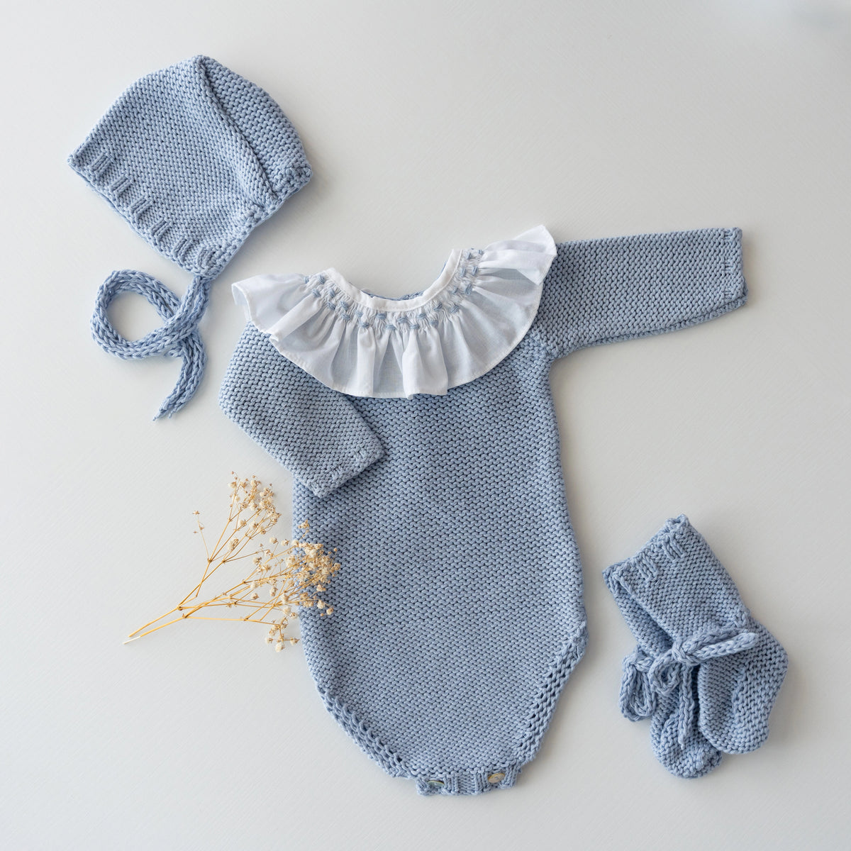 Conjunto Completo Victoria Azul Empolvado