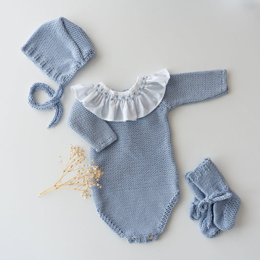 Conjunto Completo Victoria Azul Empolvado
