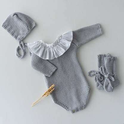 Conjunto Completo Victoria Gris Perla