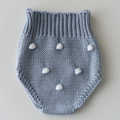 Conjunto Completo Bodoque Blanco y Azul Empolvado