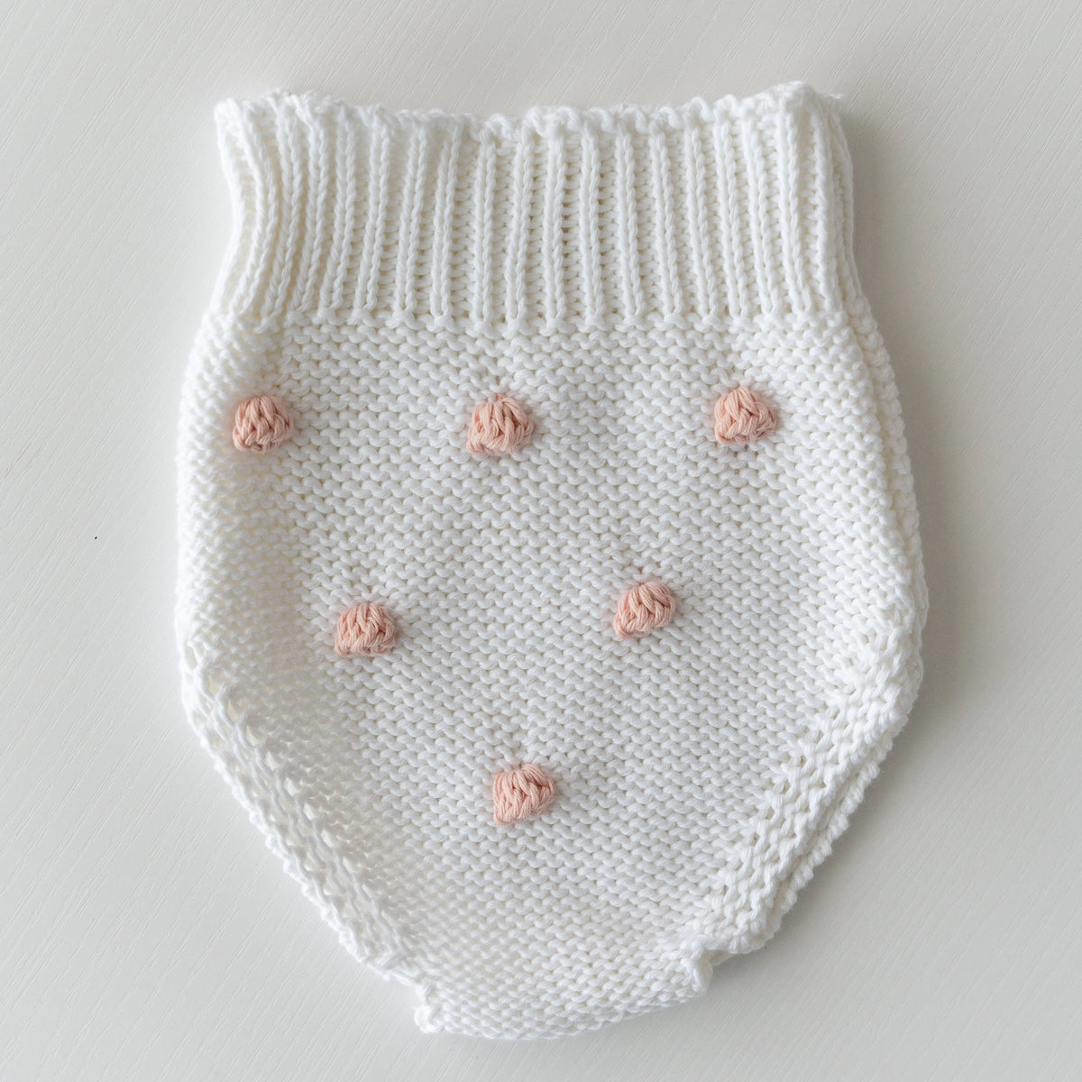 Conjunto Completo Bodoque Blanco y Rosa Empolvado