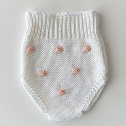 Conjunto Completo Bodoque Blanco y Rosa Empolvado