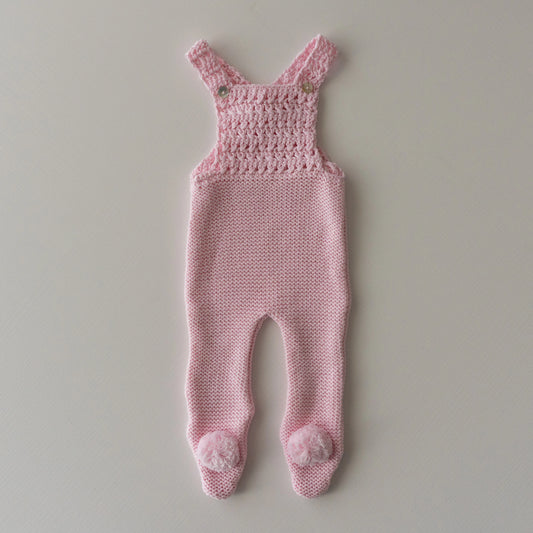 Peto Crochet en Rosa Bebé