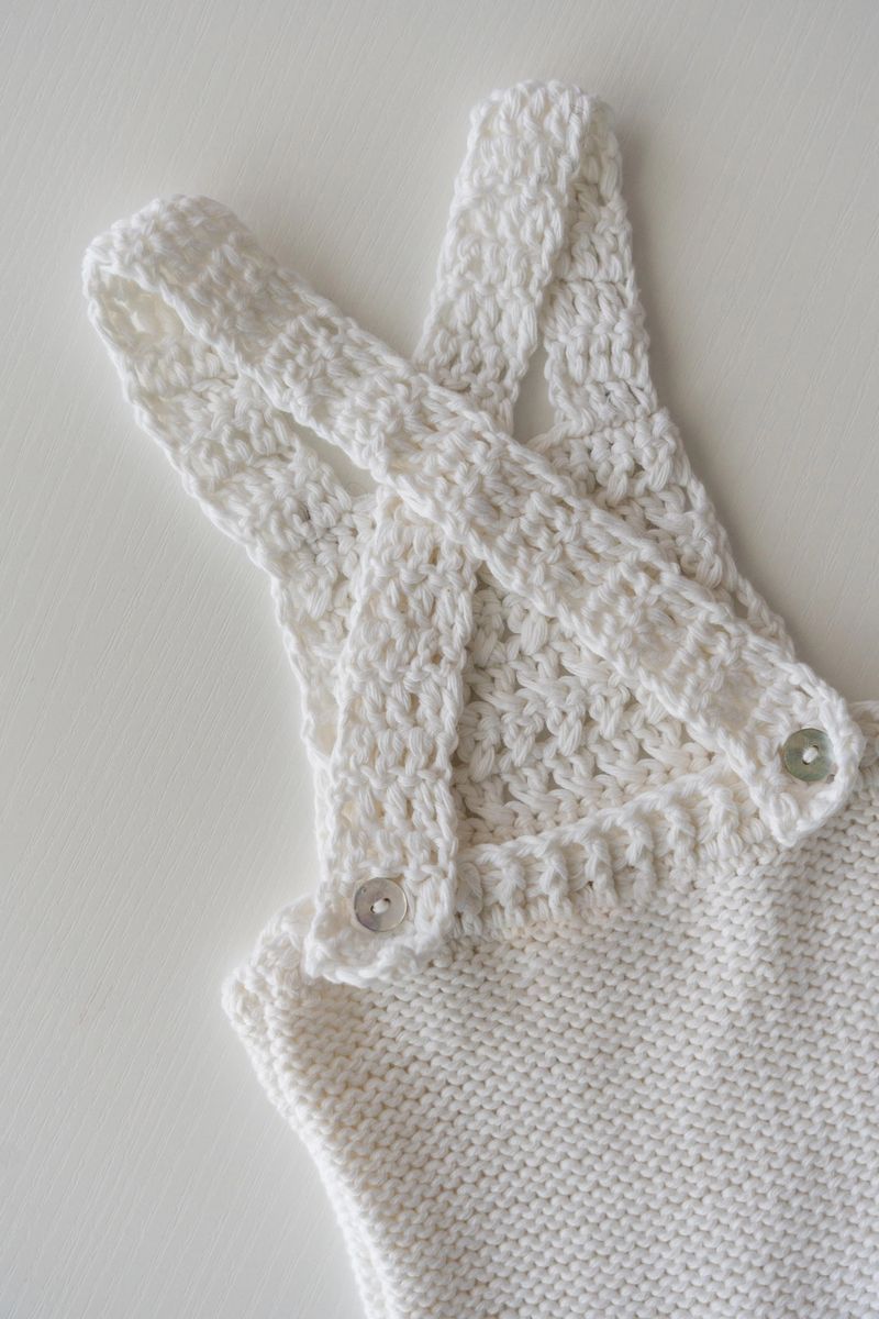 Peto Crochet Blanco
