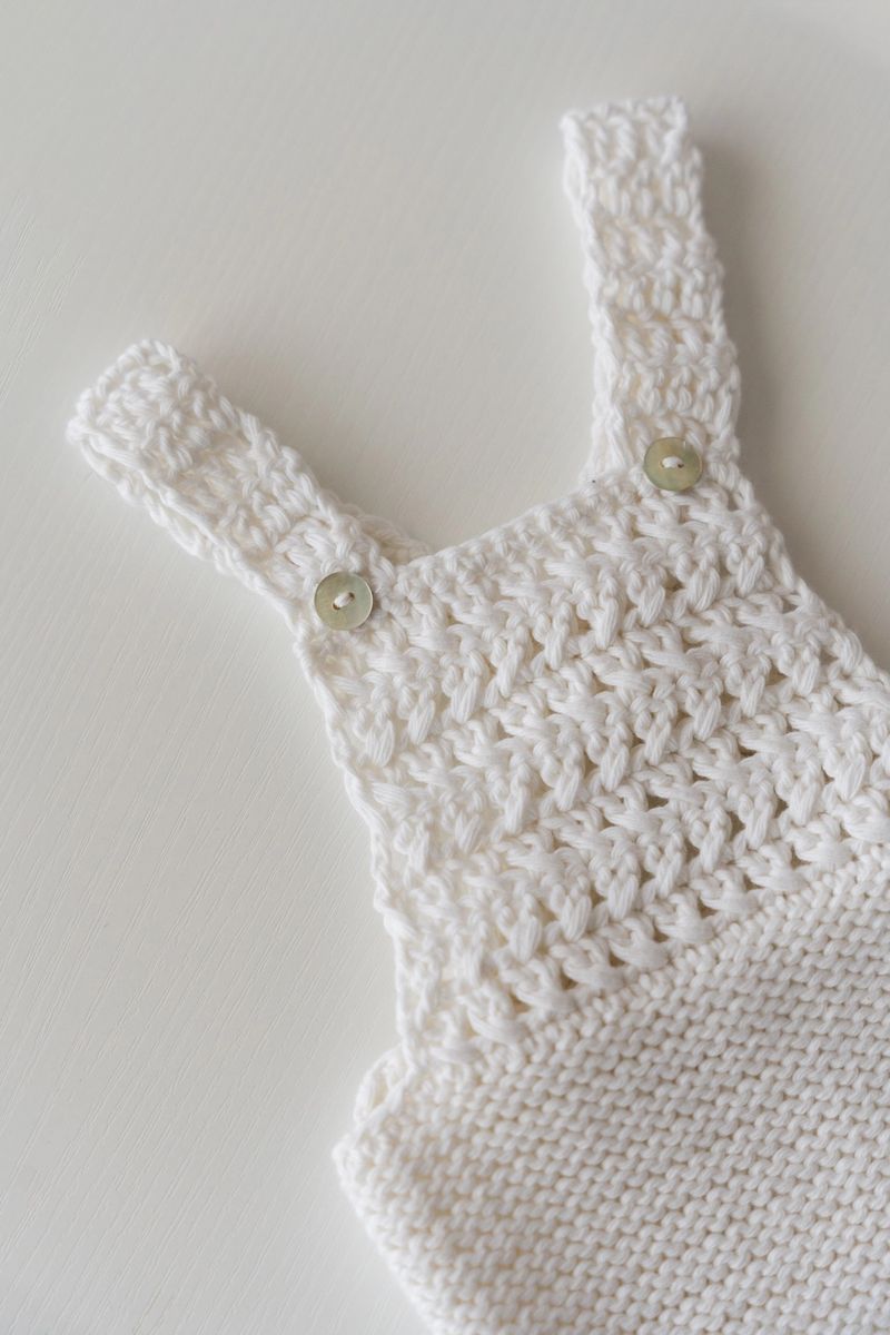 Peto Crochet Blanco