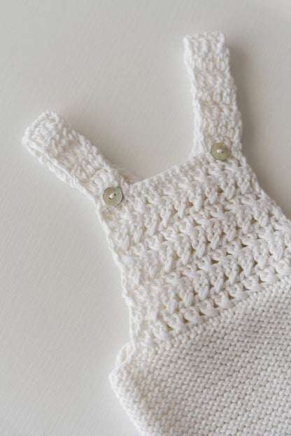 Peto Crochet Blanco