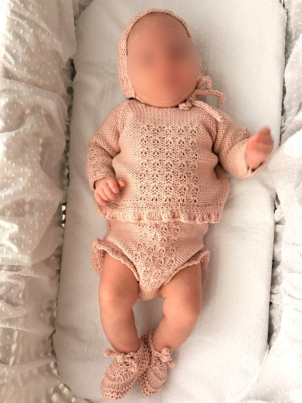 Conjunto Completo Federica Rosa Empolvado